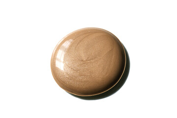 Foundation cream on a white background. Isolated.