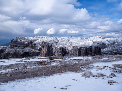 Sella mountain range