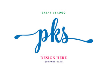 PKS lettering logo is simple, easy to understand and authoritative