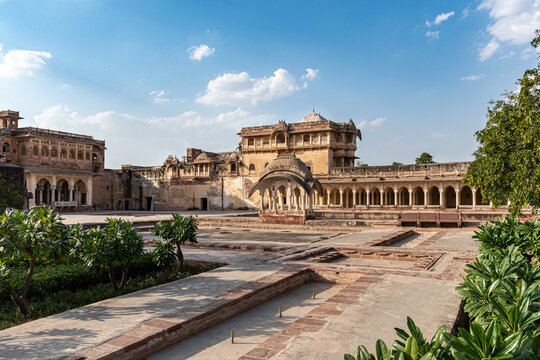 Nagaur Fort in Rajasthan-Place for Queen.  City- Nagaur, State Rajasthan. Country India. March 9 2019
