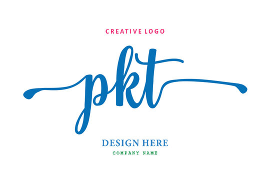 PKT lettering logo is simple, easy to understand and authoritative