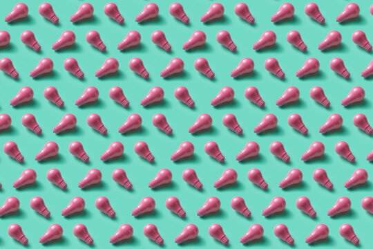 Pattern of light bulbs