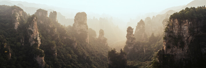 Zhangjiajie National Park Wulingyuan mountains forest