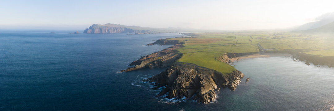 Aerial of the Dingle Peninsula