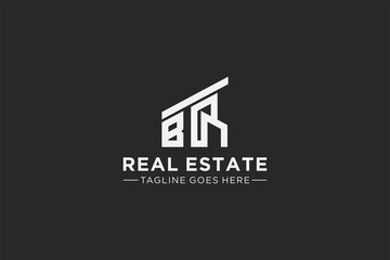 Letter B for Real Estate Remodeling Logo. Construction Architecture Building Logo Design Template Element.