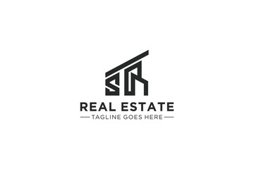 Letter S for Real Estate Remodeling Logo. Construction Architecture Building Logo Design Template Element.