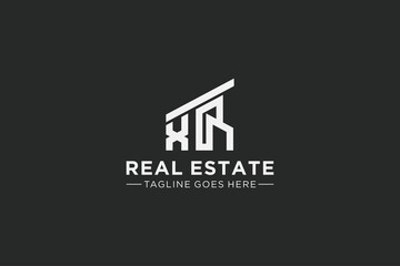 Letter X for Real Estate Remodeling Logo. Construction Architecture Building Logo Design Template Element.