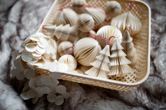 Honeycomb Christmas Ornaments