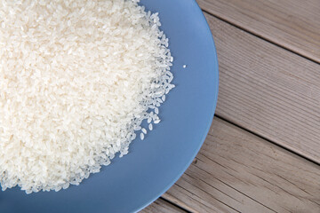 Rice on the plate