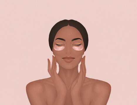 Skin care and treatment Illustration 