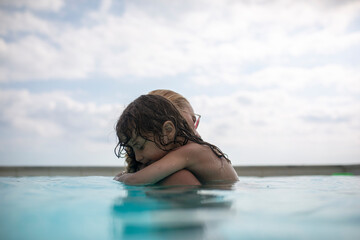 Mother with her kid outdoor