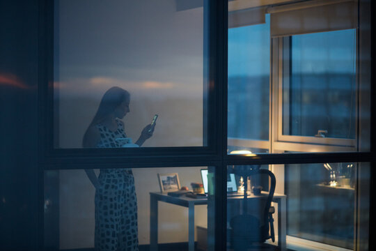 Woman Using A Mobile Phone