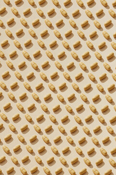 Orange pills pattern