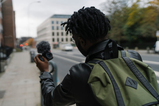 Content Creator Recording a Video