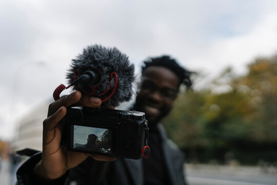 Content Creator Recording a Video