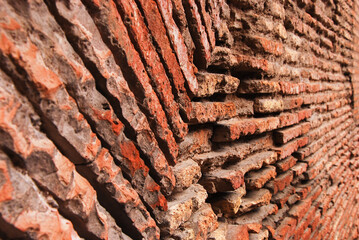 Red brick wall of Rome