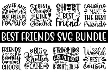 best friends SVG, best friends cut file Bundle, best friends cut file quotes, best friends SVG Bundle, | best friends Cut Files for Cutting Machines like Cricut and Silhouette