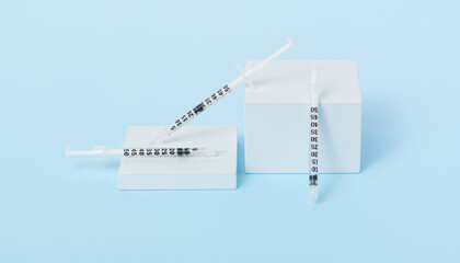 Syringes for Medical Concept Still Life 