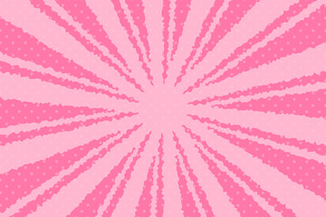 ラフ集中背景（ピンク）