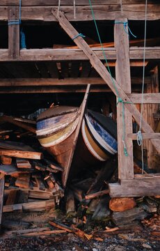 old wooden boat