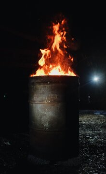 fire in a barrel