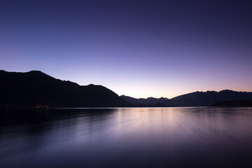 Sunset over the Lake, Wanaka, New Zealand