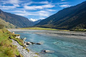 Matukituki River, Mount Aspiring National Park, New Zealand	