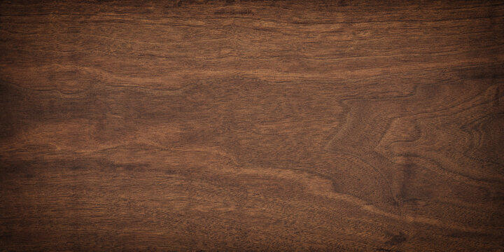 ligneous background, dark brown table surface. rustic wood texture.