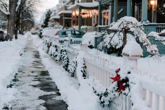 Snowy Scenes on a winters day