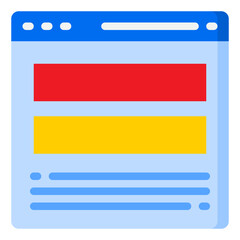 Obraz premium web flat style icon