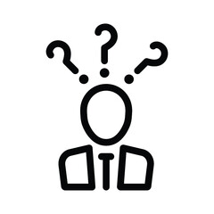 Business question icon