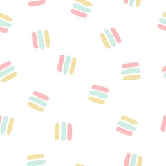 summer  Seamless pattern with abstract decor elements. flat simple vector. hand drawing. design for fabric, textile, wrapper, print