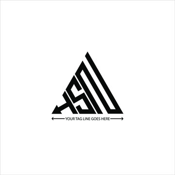 H S N letter logo creative design. H S N unique design