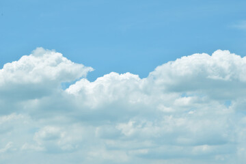 Naklejka na ściany i meble Blue sky with clouds for background