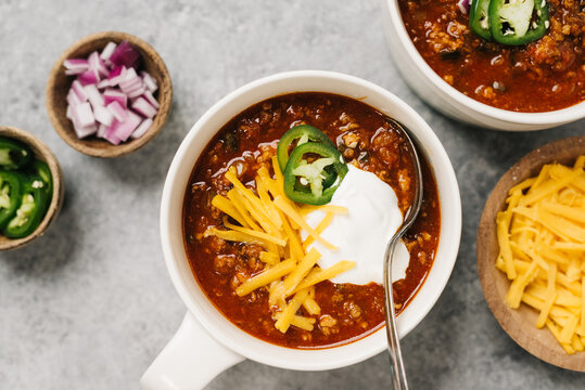 Prepared Instant Pot Chili 