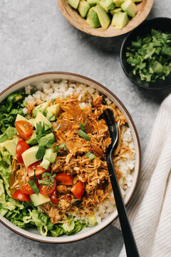 Chicken Tinga Burrito Bowl