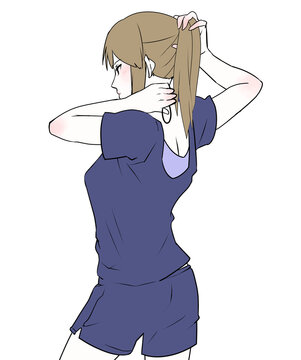 75 Best 髪を結ぶ Images Stock Photos Vectors Adobe Stock