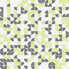 Abstract Geometric Pattern generative computational art illustration