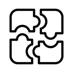 Puzzle, game Icon
