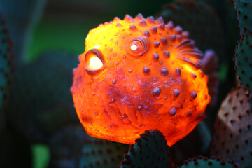 3d puffer fish in the night © TwilightArtPictures
