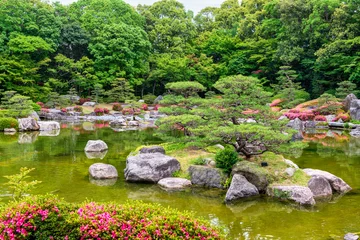 Fotobehang Lake in a japanese garden © Mny-Jhee