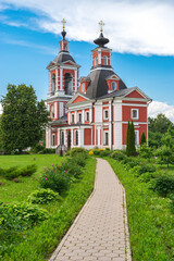 Fototapeta na wymiar Church of the Kazan Icon of the Mother of God - Orthodox Church in Puchkovo