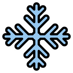 SnowFlake line icon