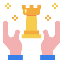 chess line icon