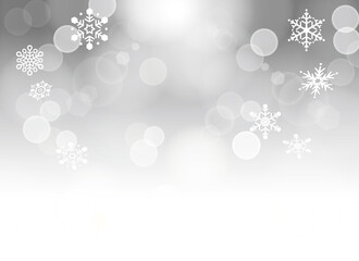 Winter background material, glitter snowflakes, Christmas.