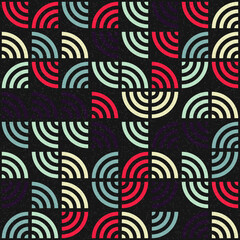 Abstract Geometric Pattern generative computational art illustration