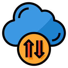 Cloud line icon