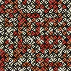 Abstract Geometric Pattern generative computational art illustration
