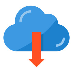 Cloud flat icon
