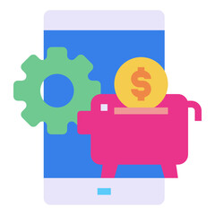 mobile flat icon